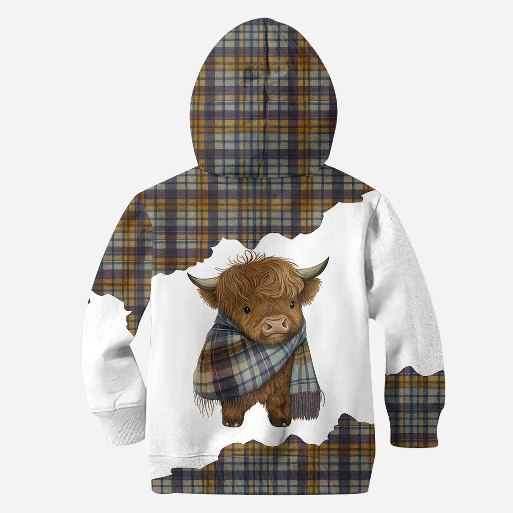Adorable Highland Cow - Personalized Highland Cow Hoodie and Leggings