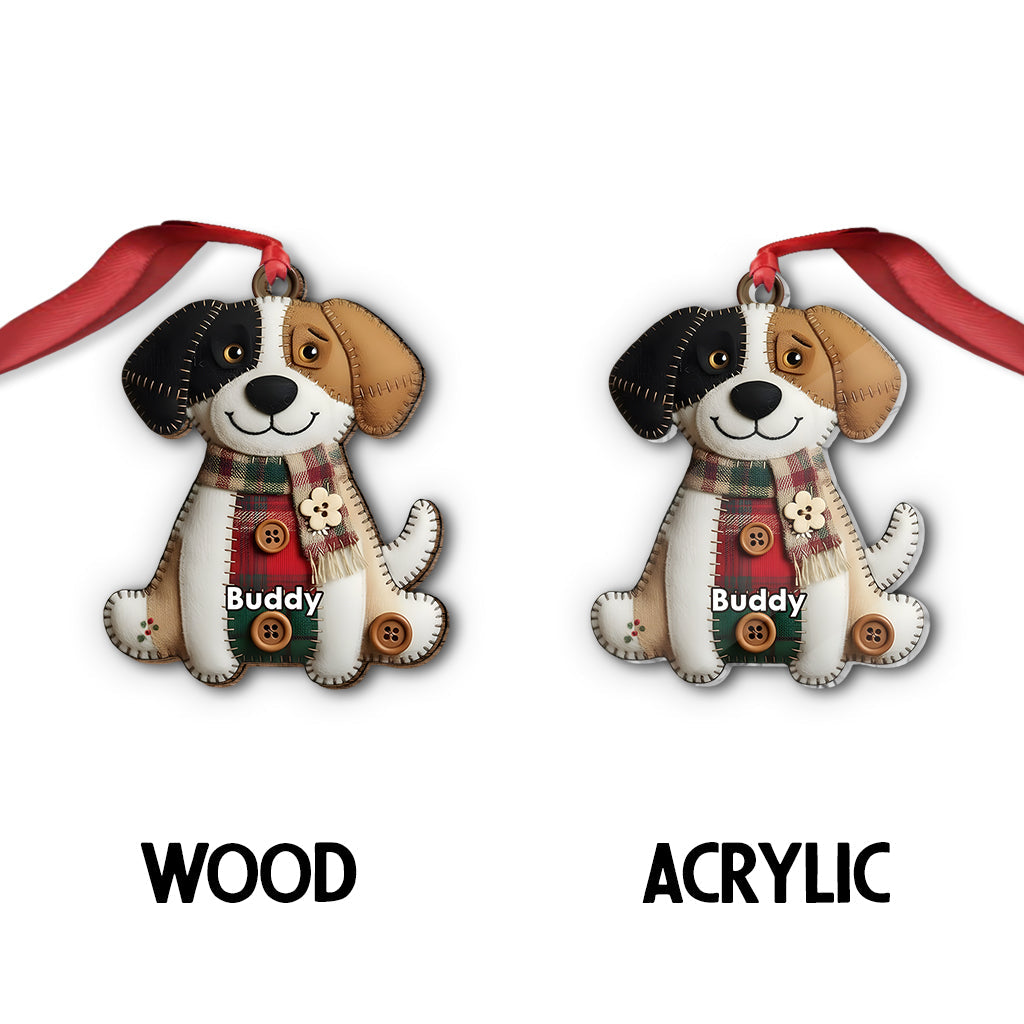 Dog Breeds Christmas Quilt - Personalized Dog Ornament