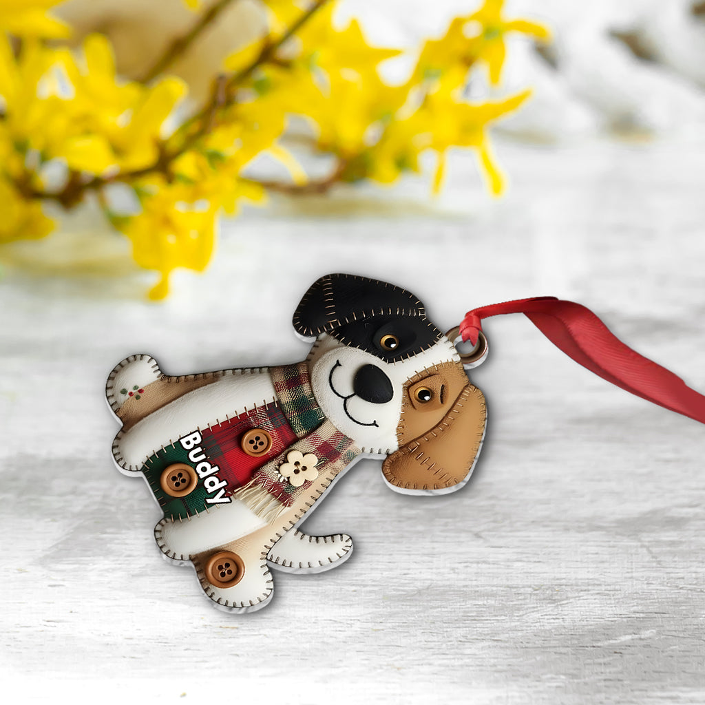 Dog Breeds Christmas Quilt - Personalized Dog Ornament