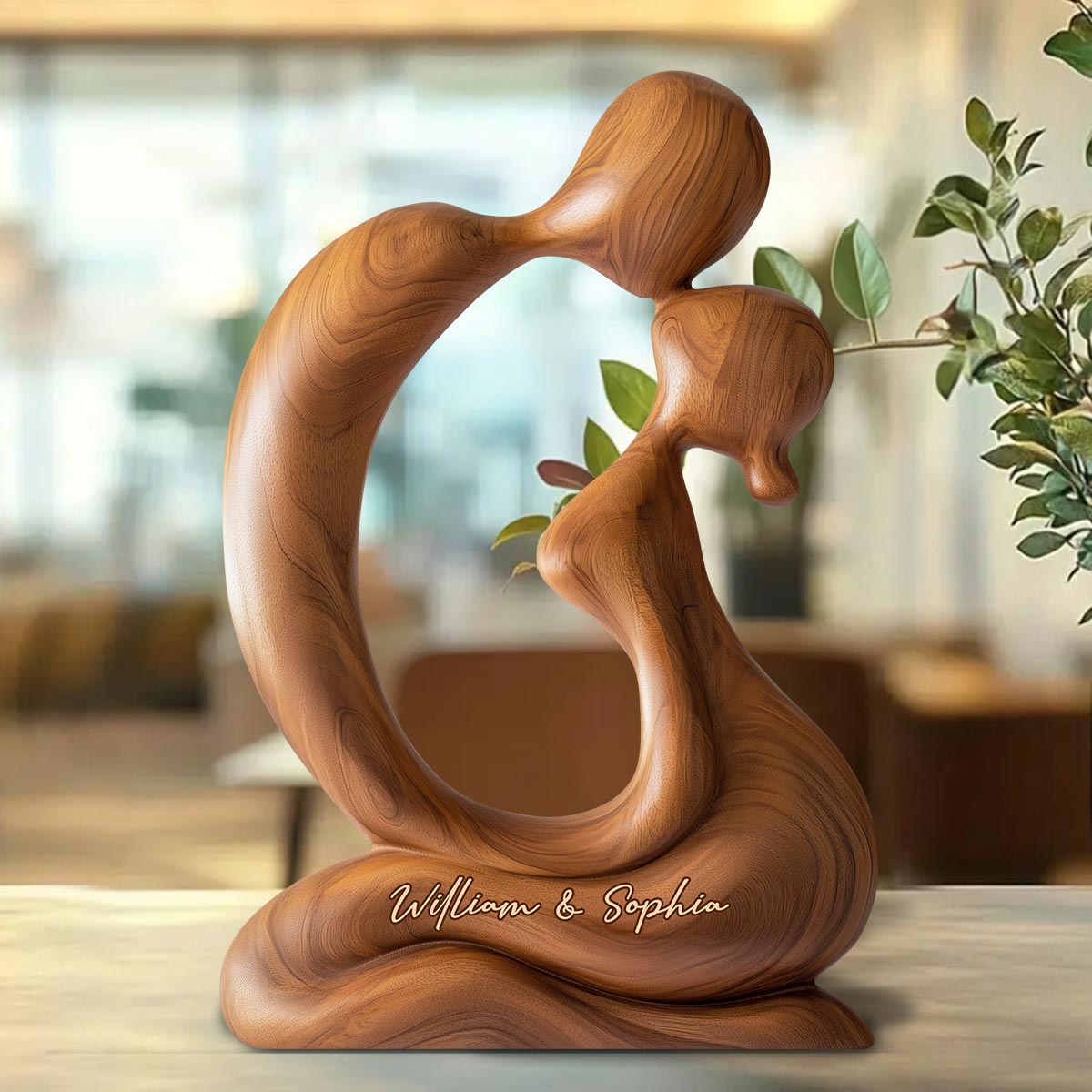 You And Me We Got This - Personalized Couple Custom Shaped Wood Plaque