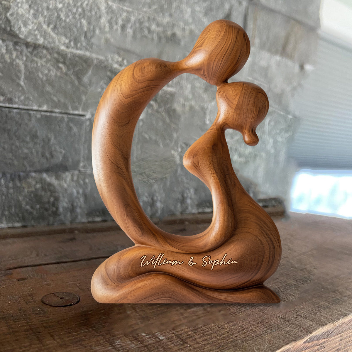 You And Me We Got This - Personalized Couple Custom Shaped Wood Plaque