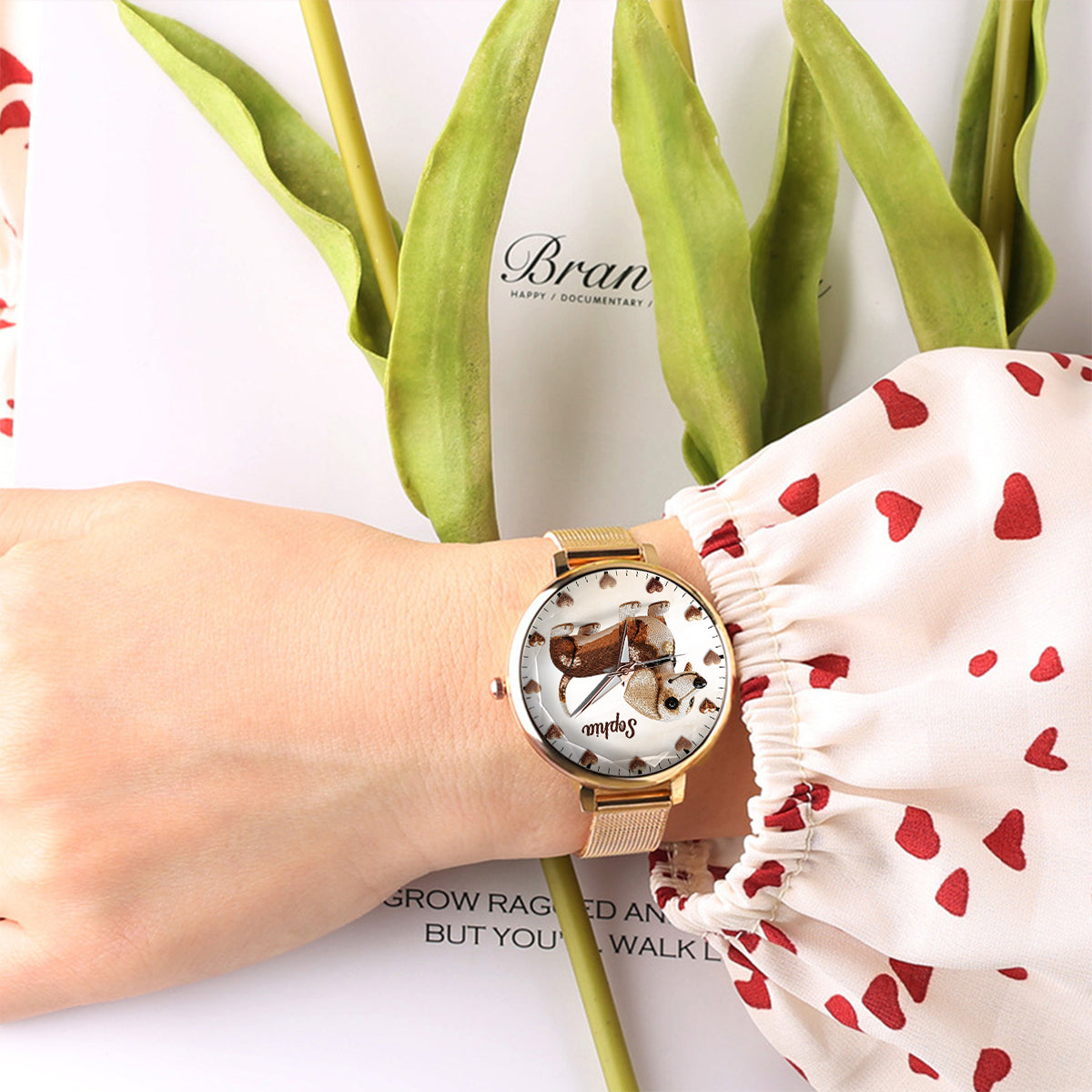 Love Dogs - Personalized Dog Women Hand Watch