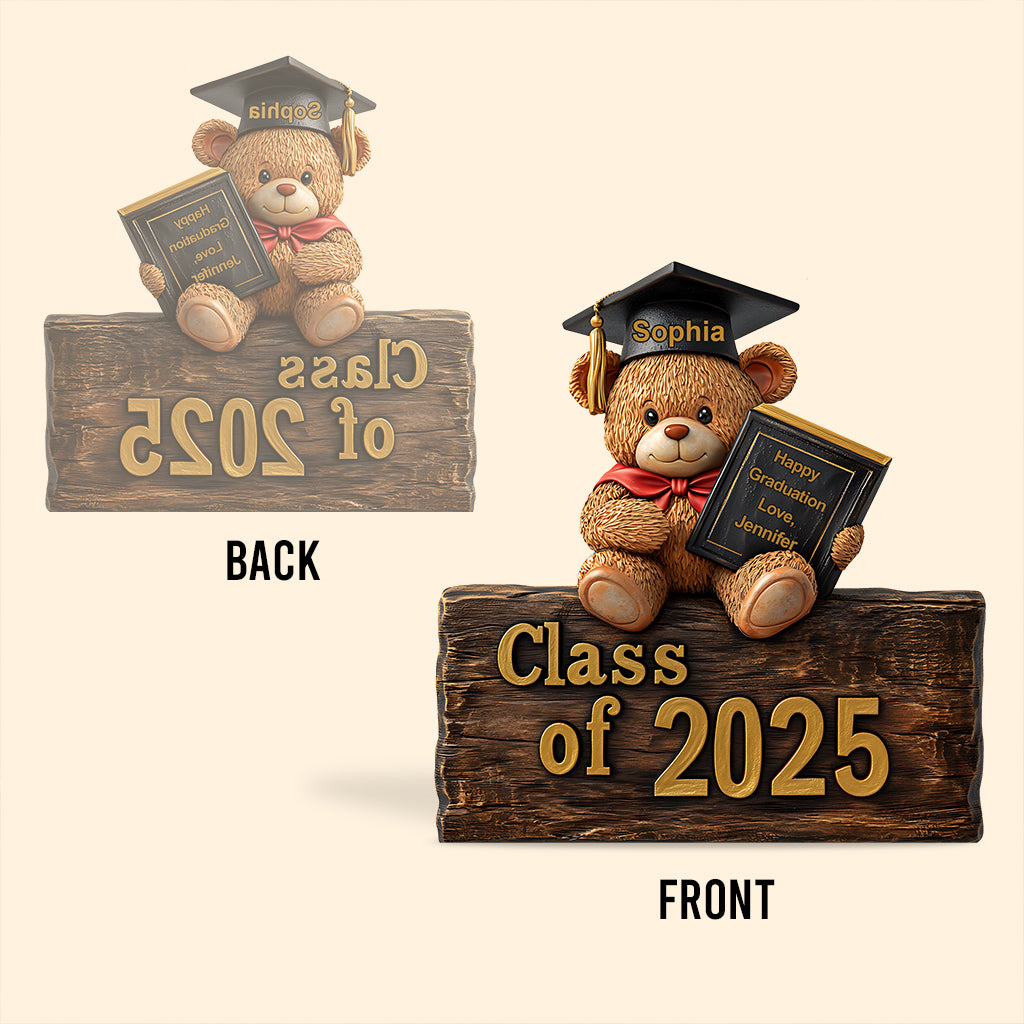 Happy Graduation - Personalized Graduation Custom Shaped Acrylic Plaque