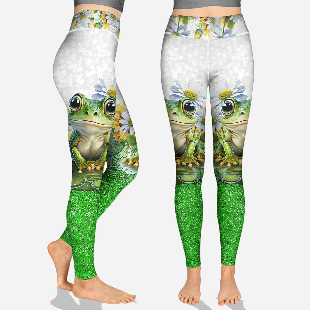 Just A Girl Who Loves Frogs - Personalized Frog Hoodie and Leggings