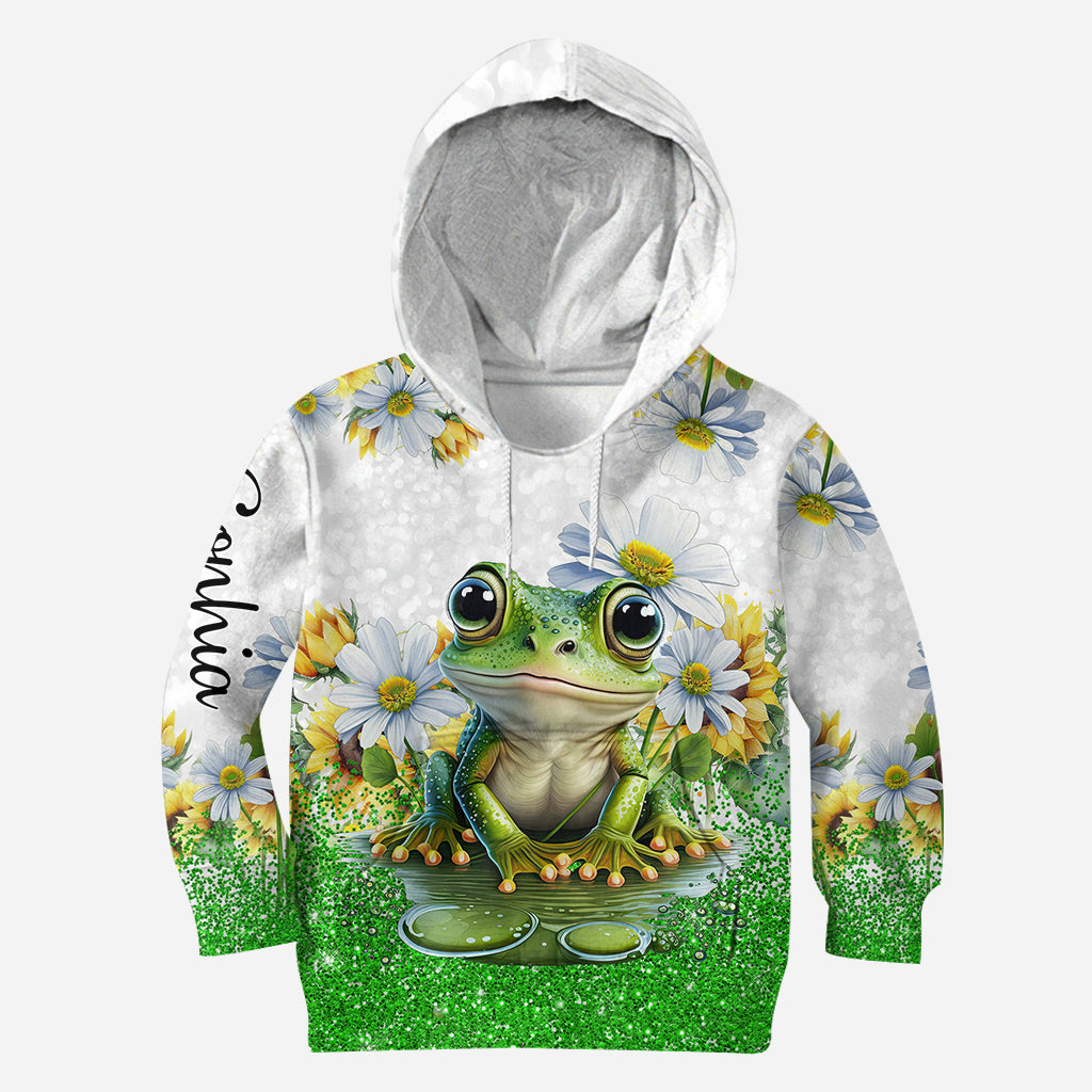 Just A Girl Who Loves Frogs - Personalized Frog Hoodie and Leggings