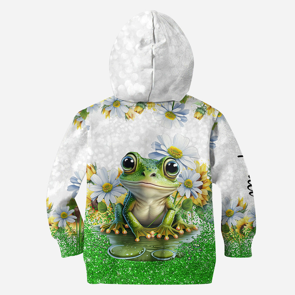 Just A Girl Who Loves Frogs - Personalized Frog Hoodie and Leggings