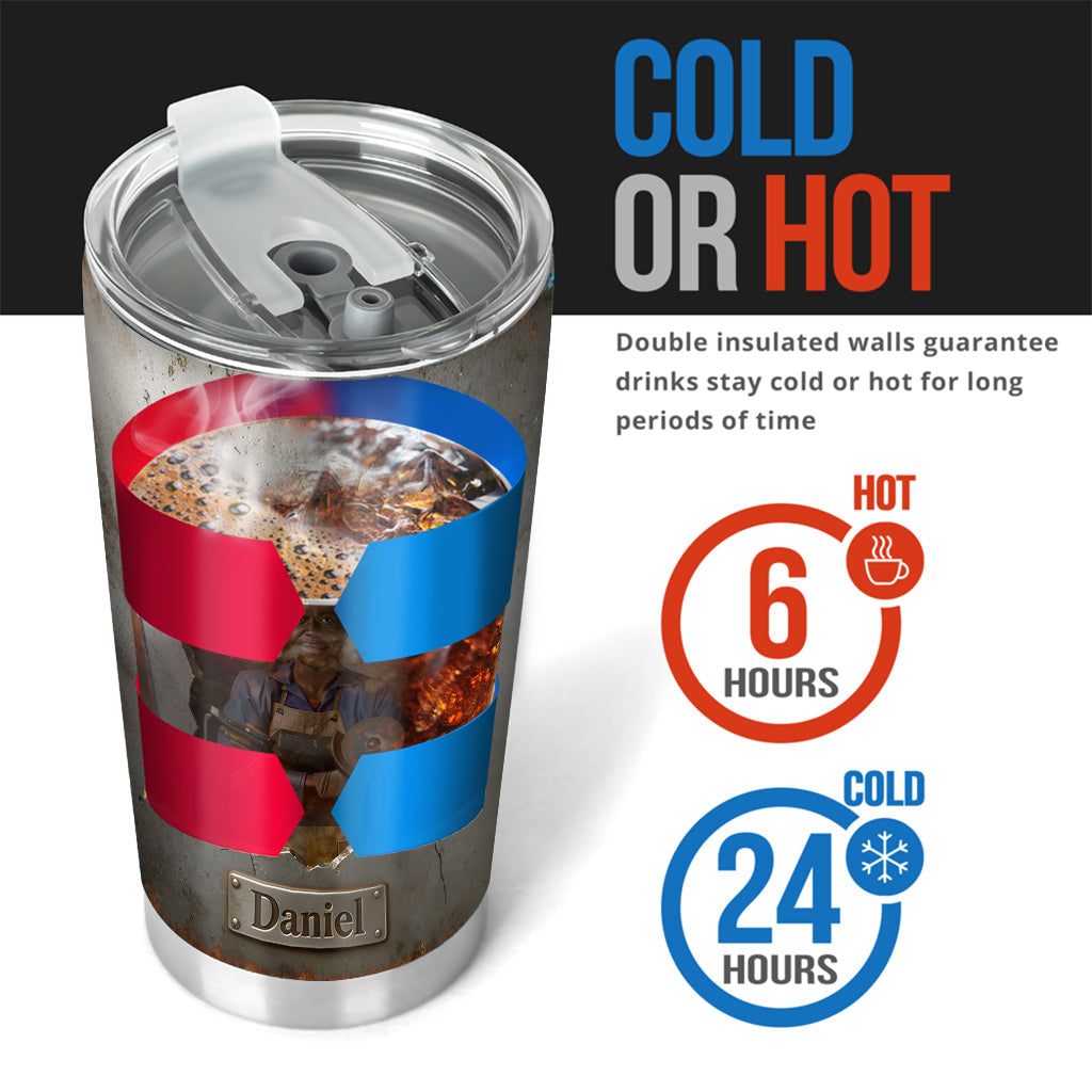 Custom From Any Photo - Personalized Welder Tumbler