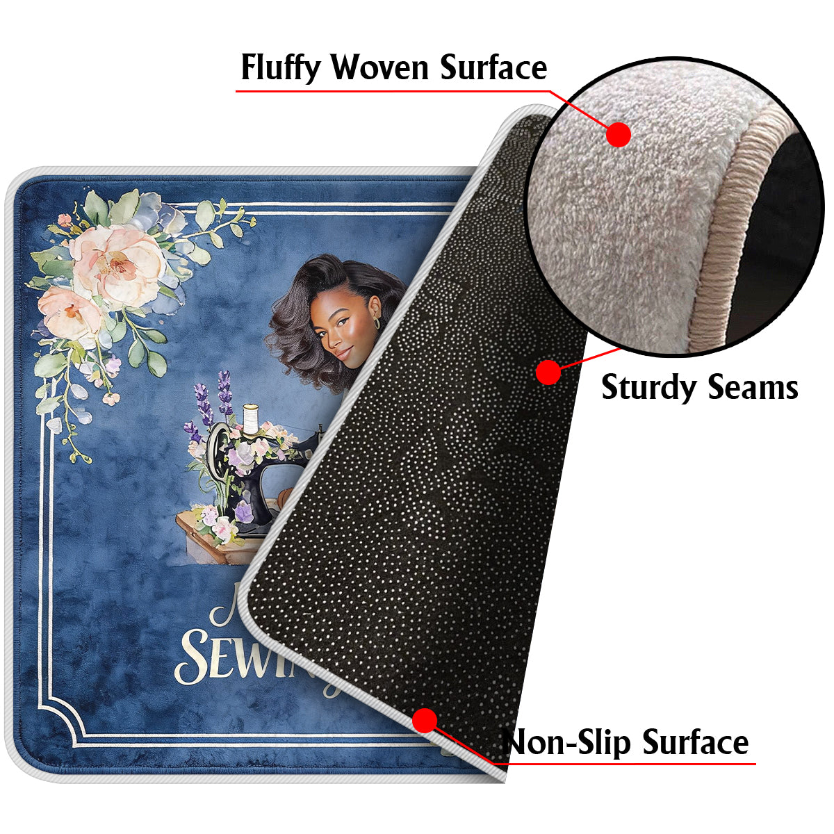 Sewing Room - Personalized Sewing Non-Slip Tufted Rug