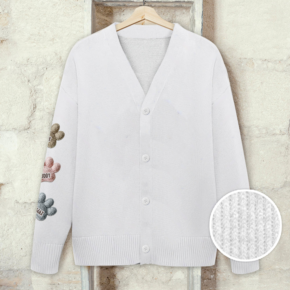 Dog Mom - Personalized Dog Cardigan Sweater