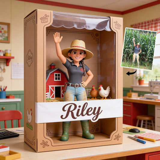 Chicken Lady - Personalized Chicken Custom Shaped Acrylic Plaque