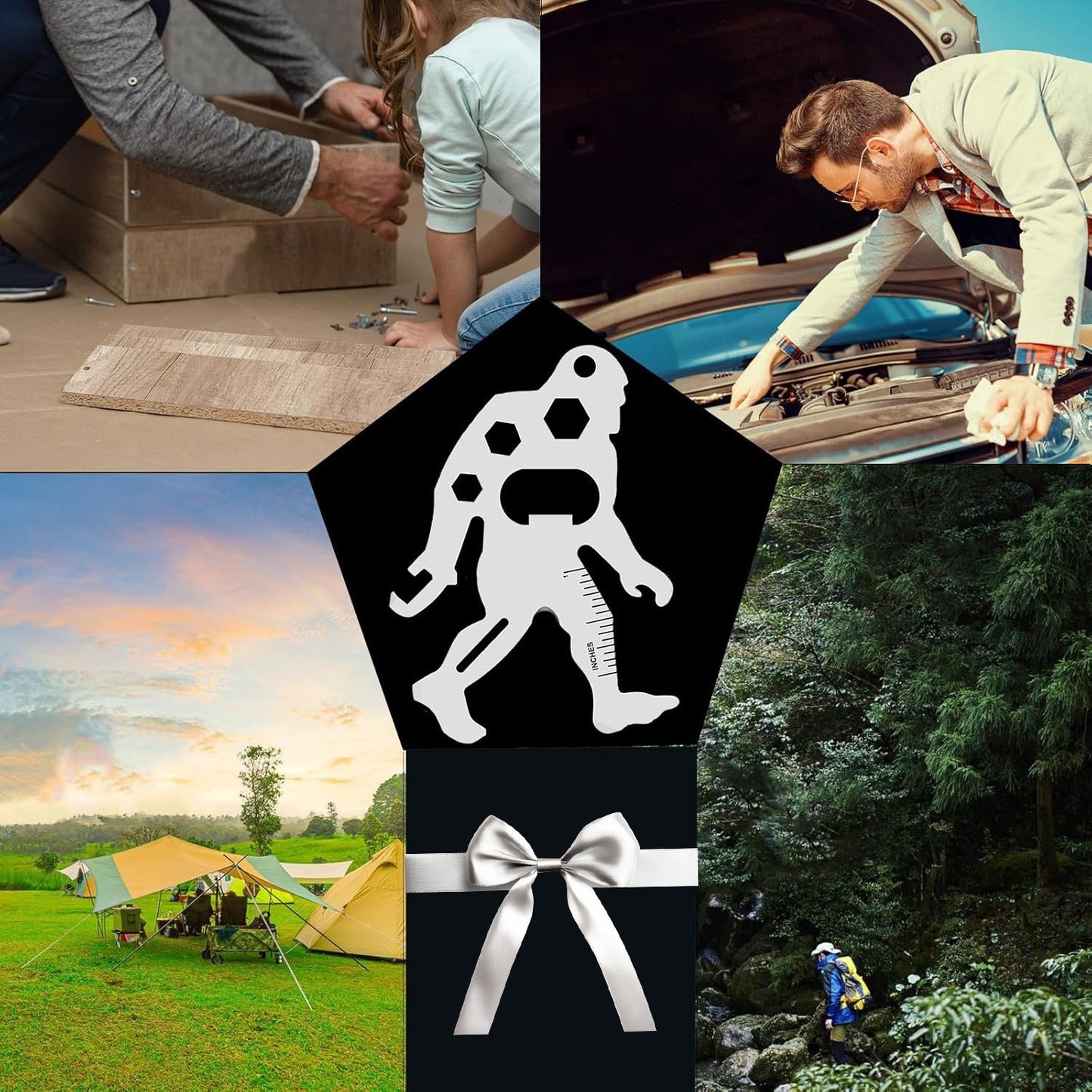 Dadsquatch - Personalized Father Metal Multitools Sheet