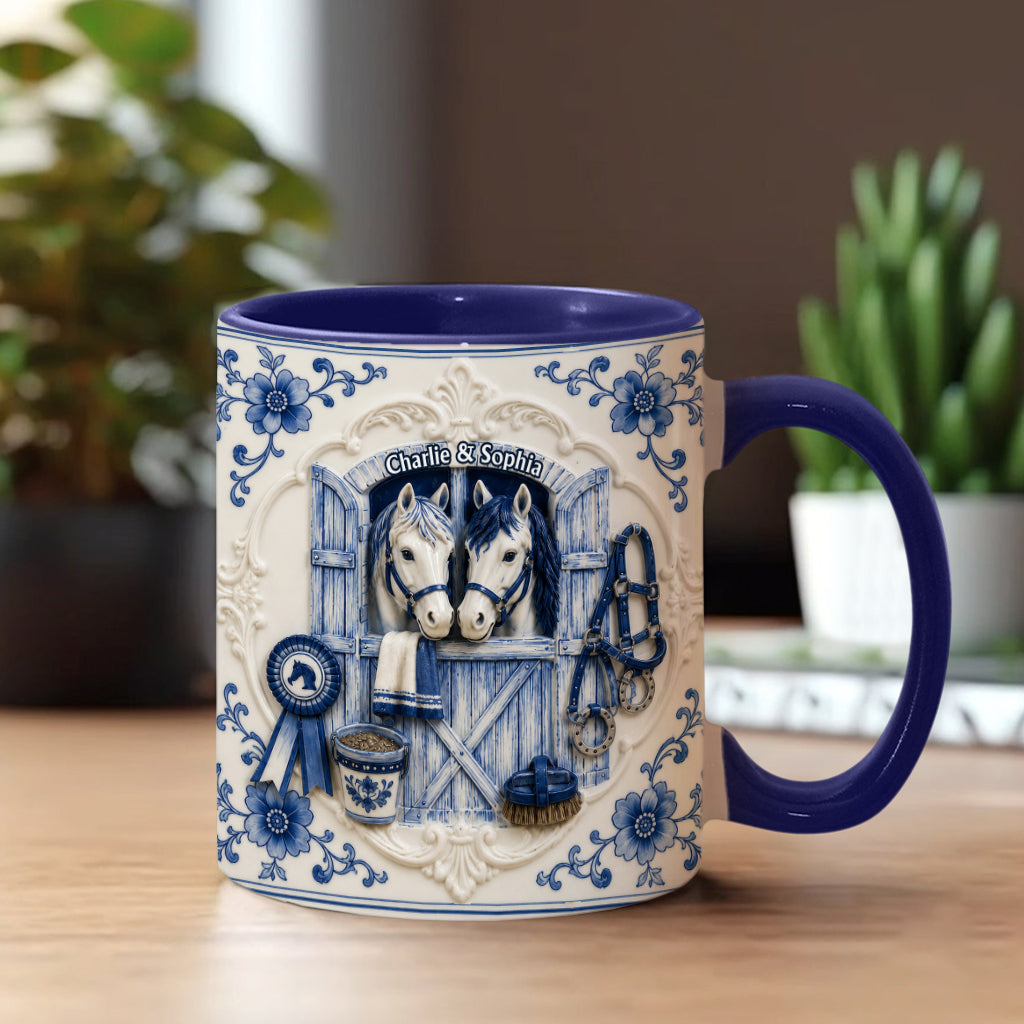 Love Horses - Personalized Horse Accent Mug