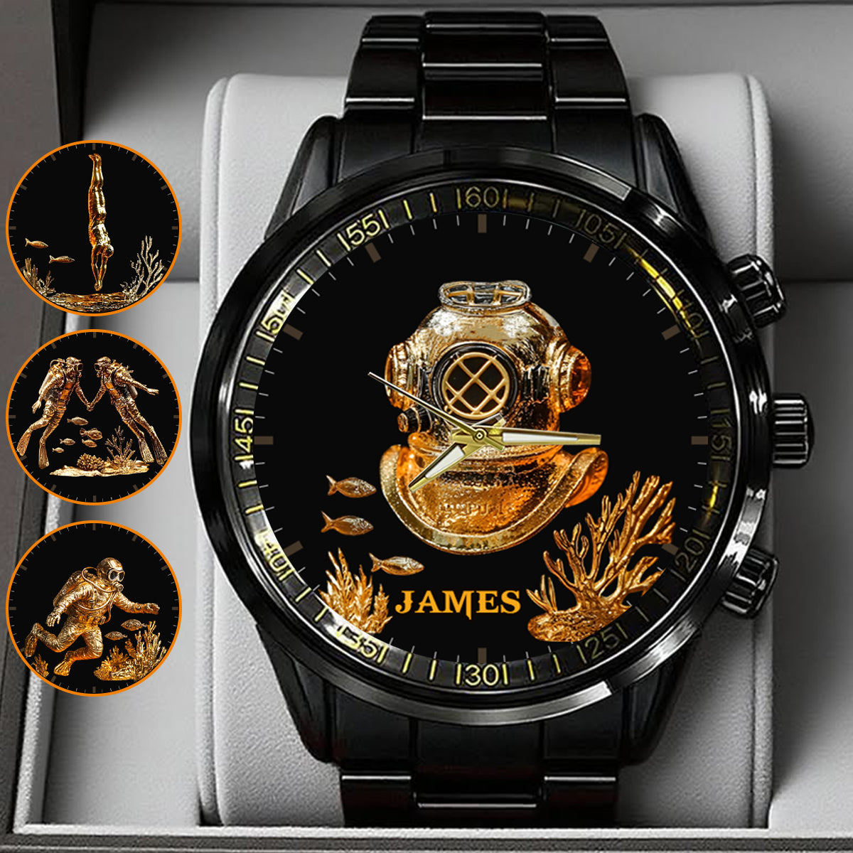 Love Scuba Diving - Personalized Scuba Diving Hand Watch
