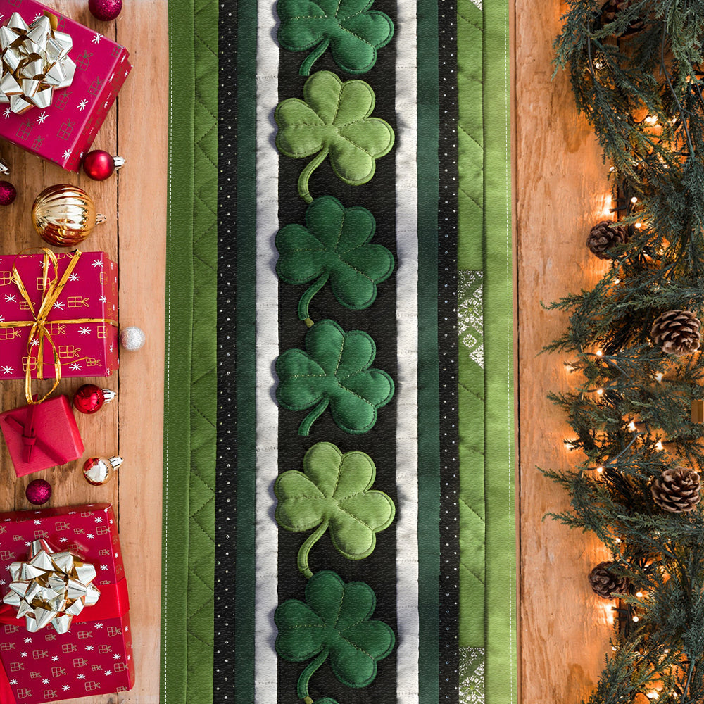 Irish Shamrock - Personalized Irish Table Runner