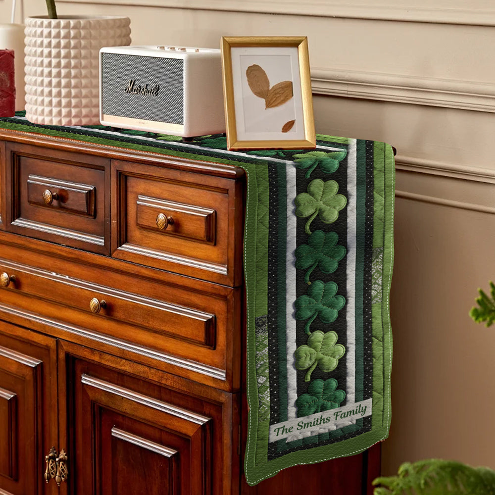 Irish Shamrock - Personalized Irish Table Runner