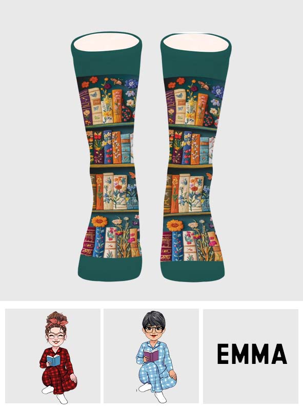 Shhh I'm Reading - Personalized Book Socks