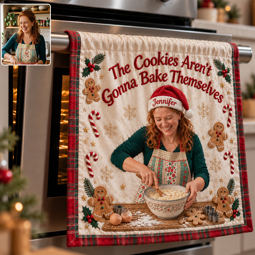 The Cookies Aren't Gonna Bake Themselves - Personalized Baking Window Valances