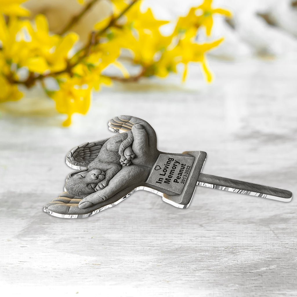 Pet Memorial - Personalized Dog Acrylic Garden Sign/ Acrylic Plaque Sign