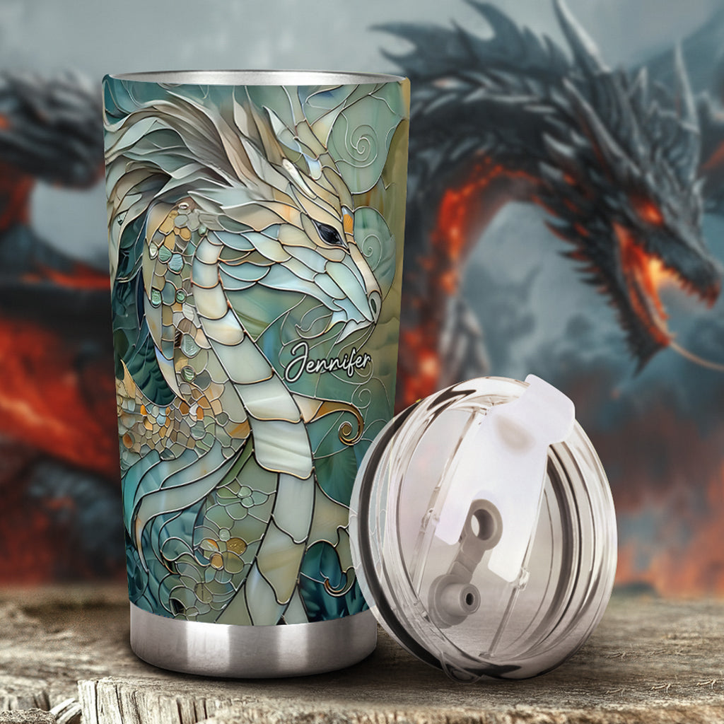 Love Dragons - Personalized Dragon Tumbler