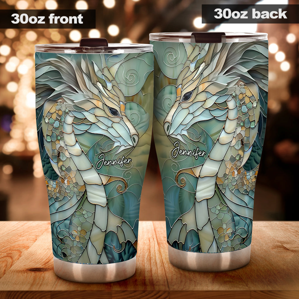 Love Dragons - Personalized Dragon Tumbler