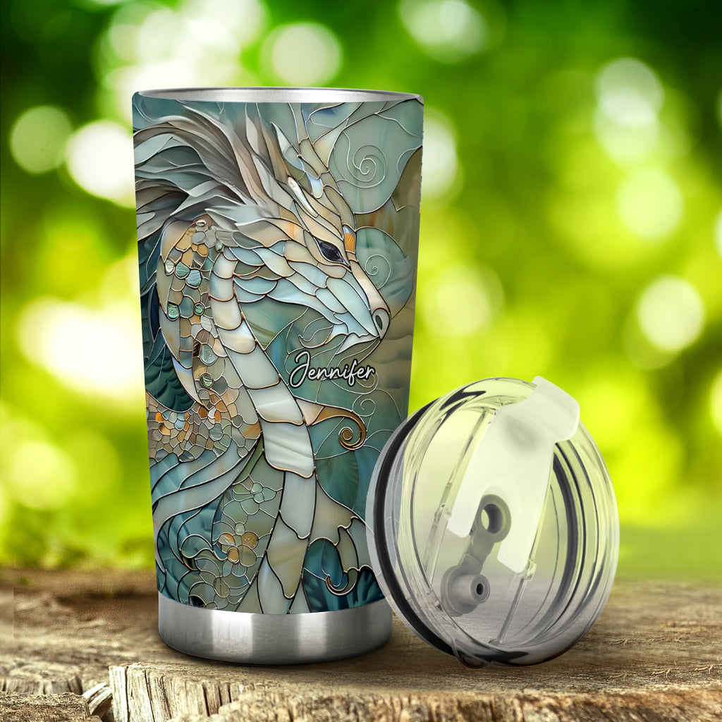 Love Dragons - Personalized Dragon Tumbler