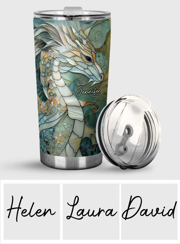 Love Dragons - Personalized Dragon Tumbler