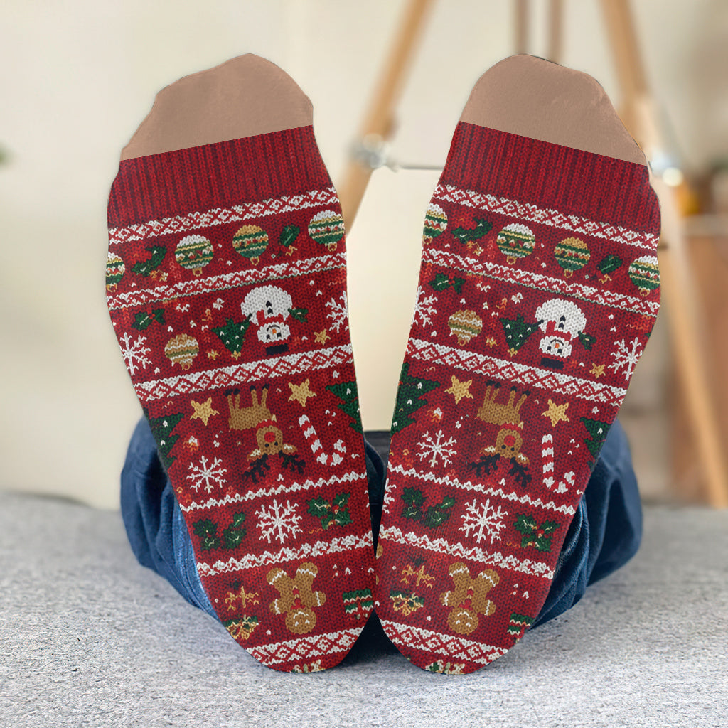 Funny Christmas Gift - Personalized Christmas Socks