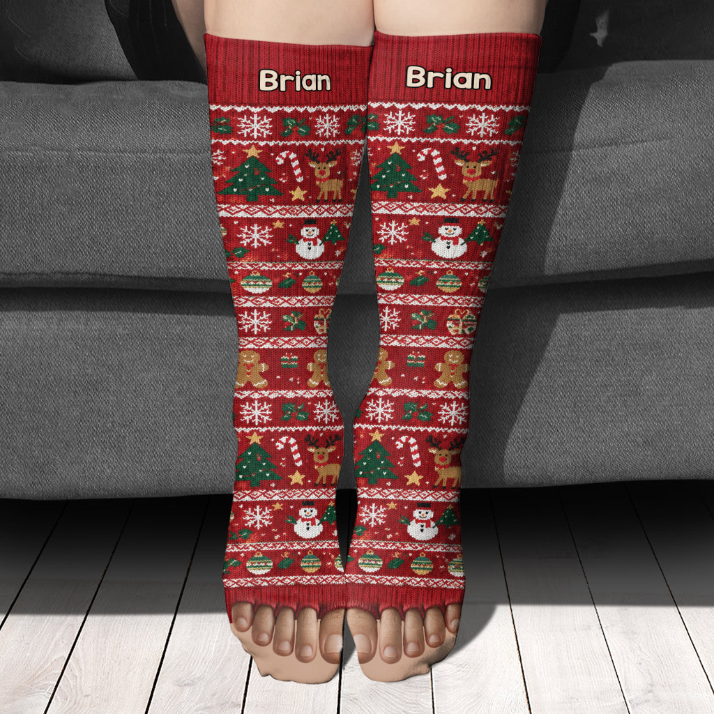 Funny Christmas Gift - Personalized Christmas Socks