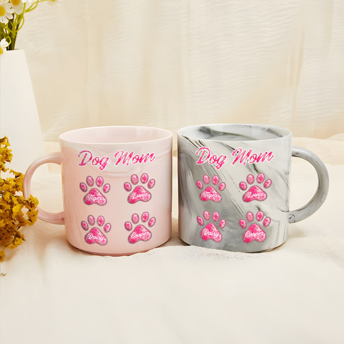 Dog Lover - Personalized Dog Marble Mug