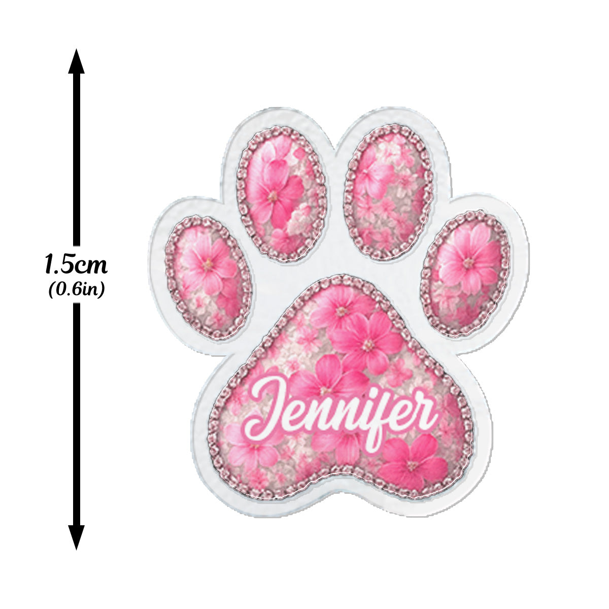 Dog Lover - Personalized Dog Transparent Stud Earrings