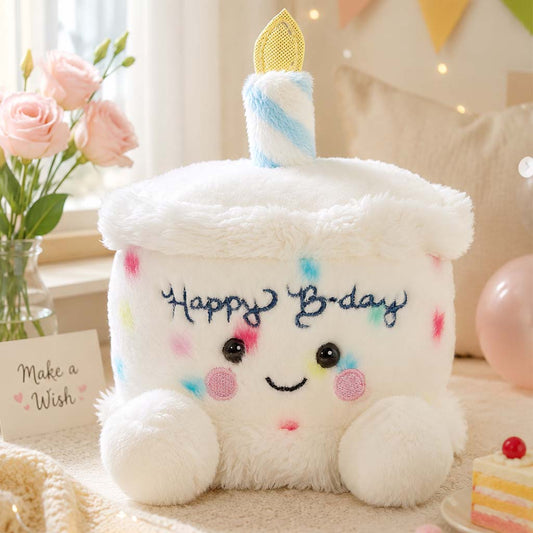 Happy Birthday - Personalized Birthday Premium Faux Fur Pillow