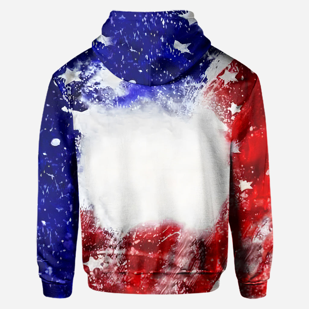 July 4th Highland Cow - Personalized Highland Cow All Over Shirt