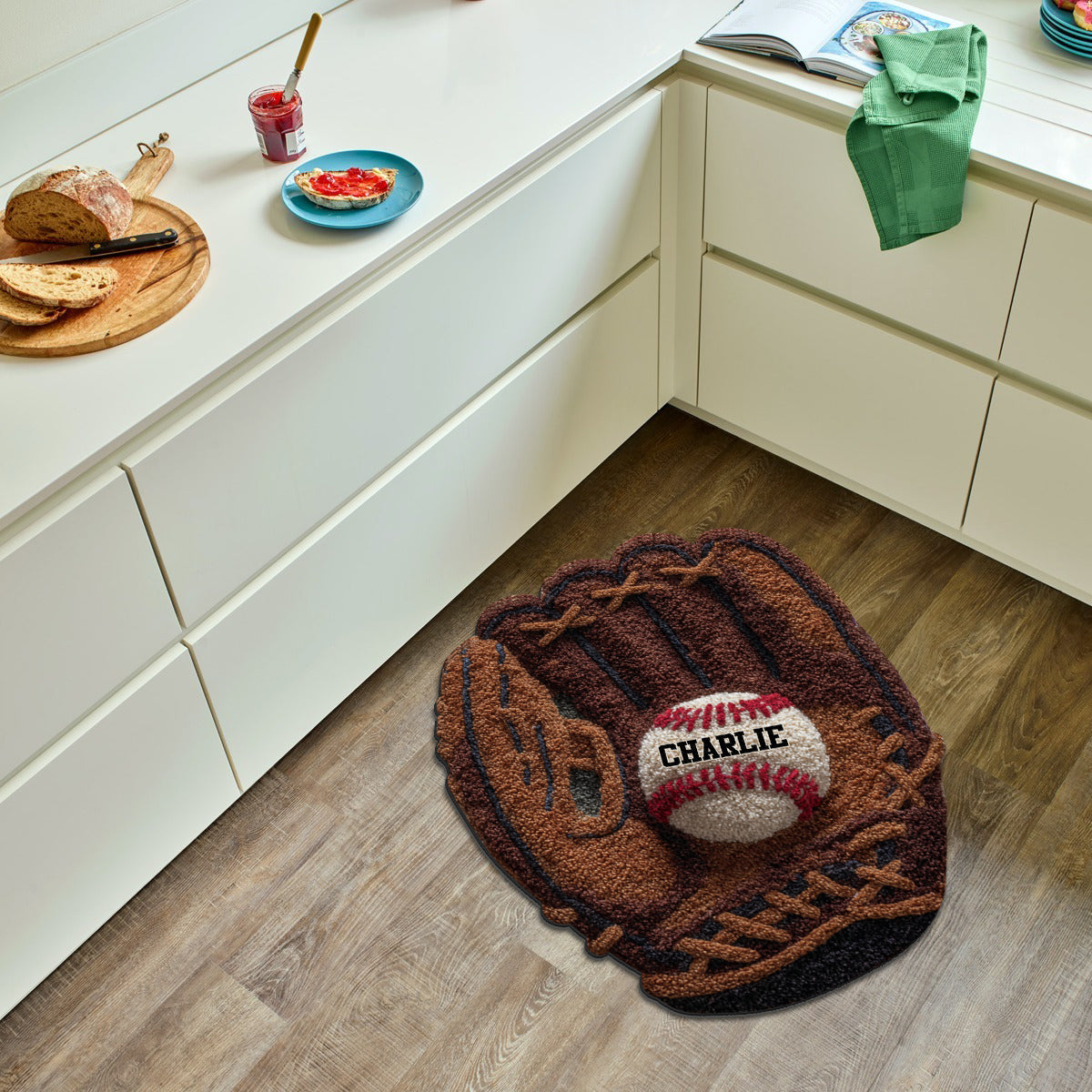 Gameday - Personalized Baseball Non-Slip Tufted Rug