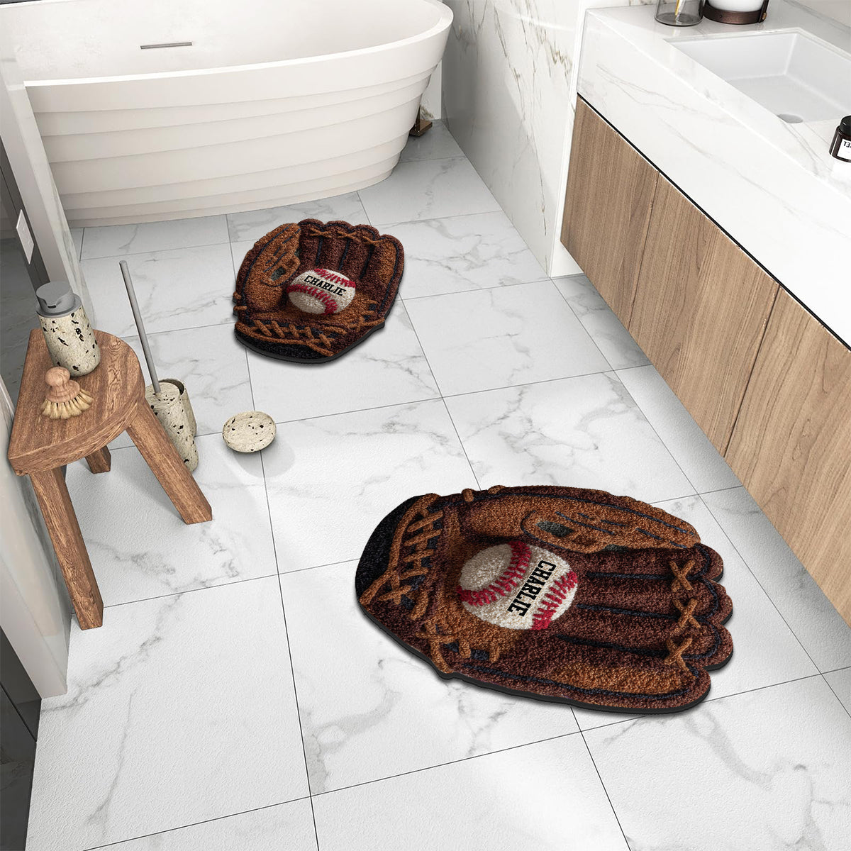 Gameday - Personalized Baseball Non-Slip Tufted Rug