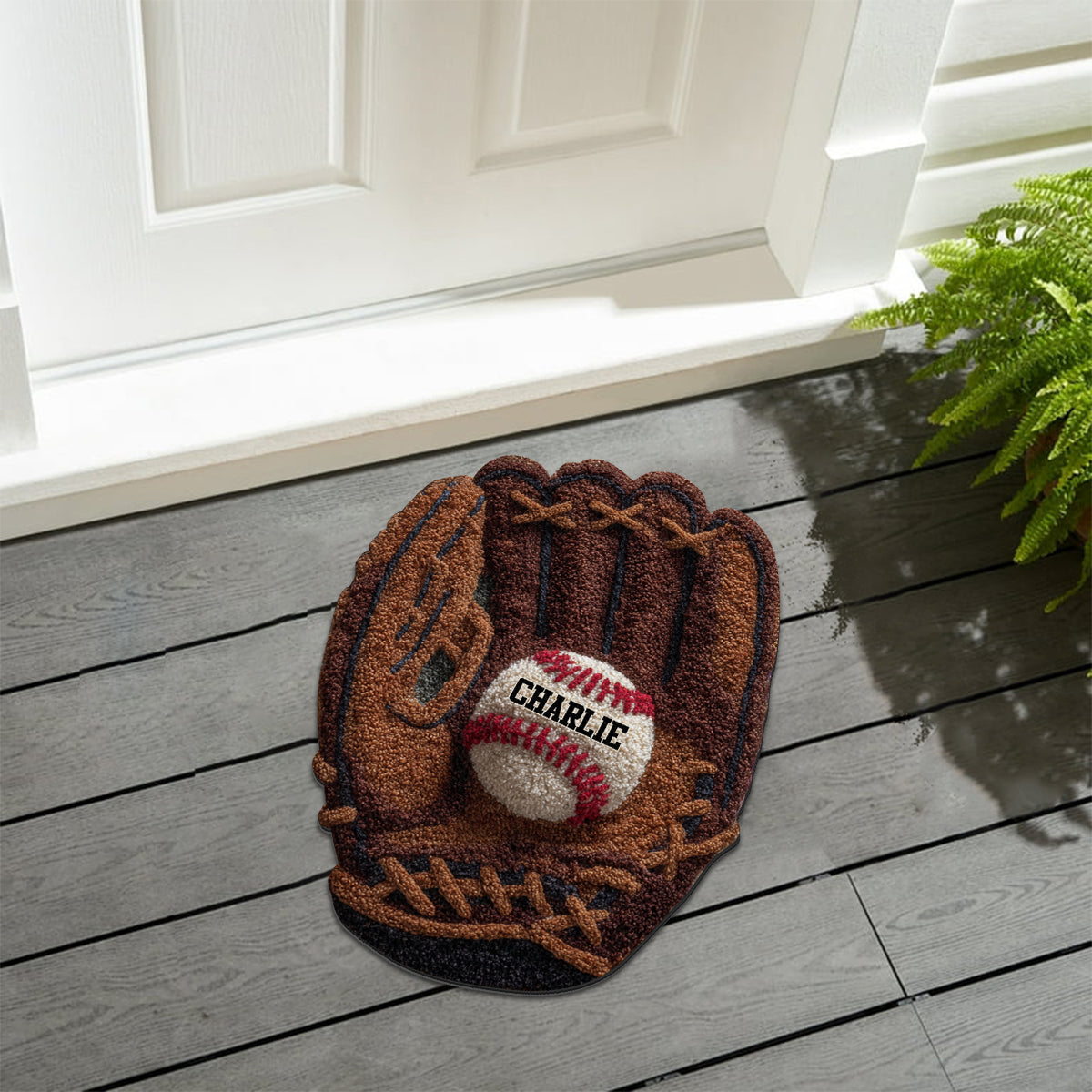 Gameday - Personalized Baseball Non-Slip Tufted Rug