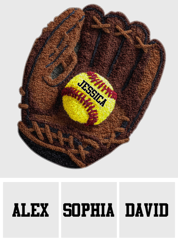 Softball Lover - Personalized Softball Non-Slip Tufted Rug