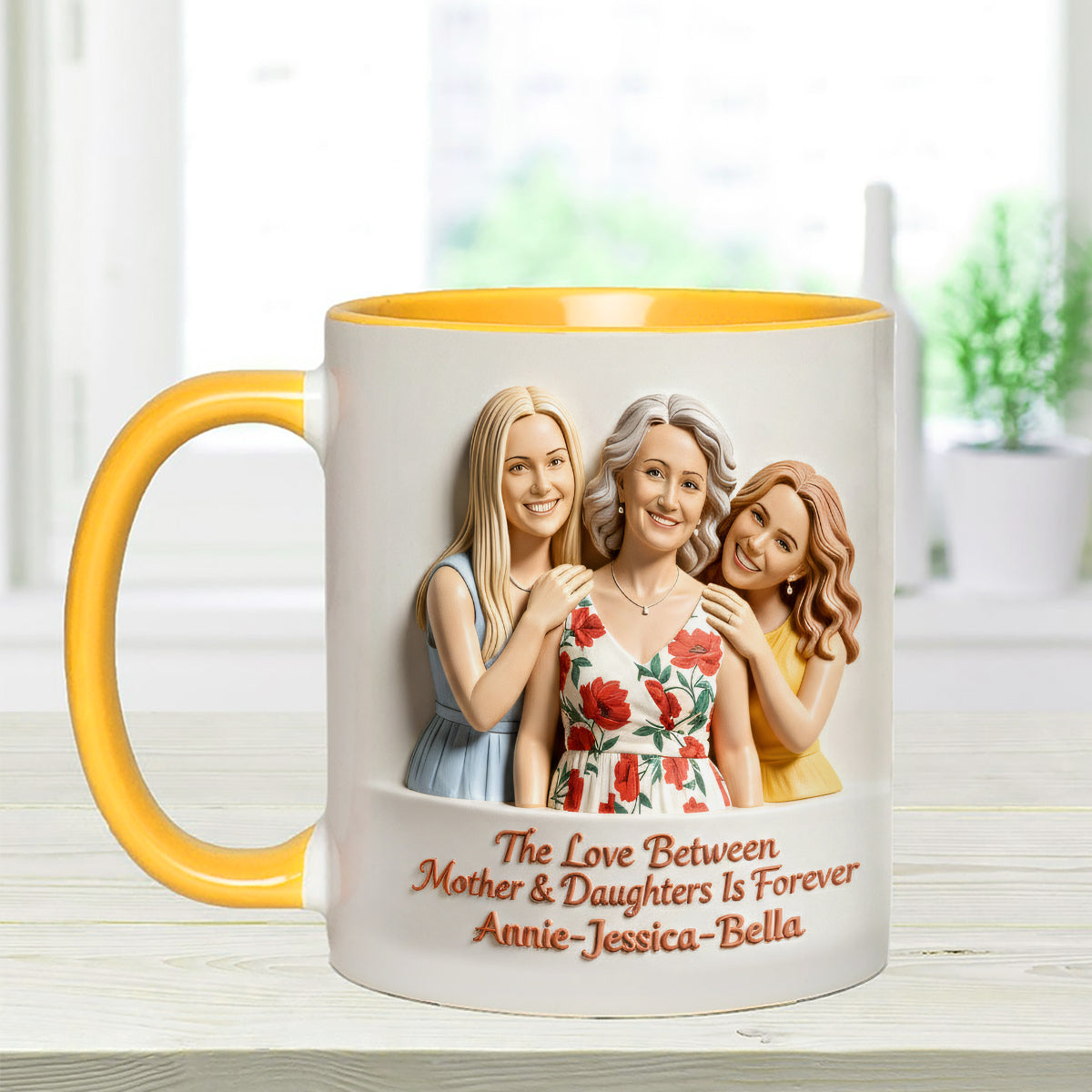 Perfect Gift for Mom - Personalized Mother Set Accent Mug with Acrylic Stirrers
