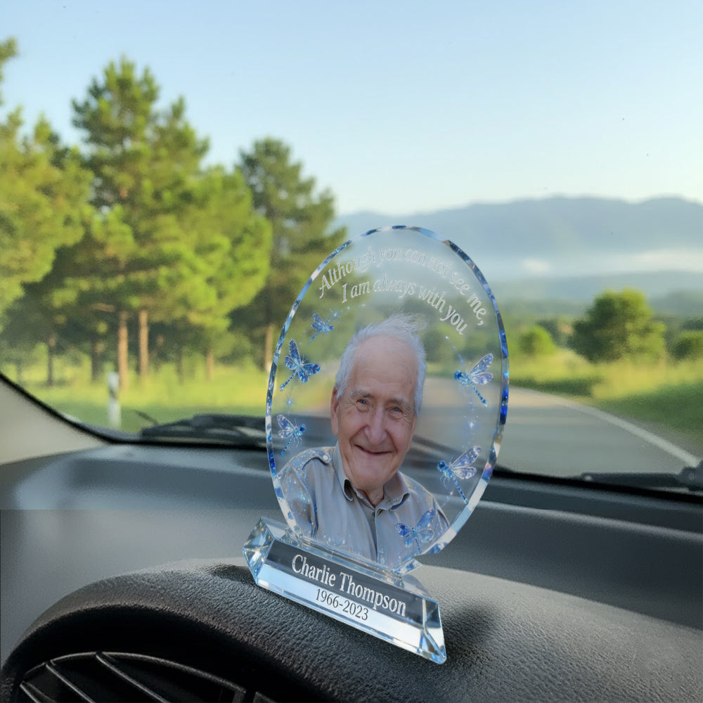 I Am Always With You - Personalized Memorial Car Dashboard Plaque