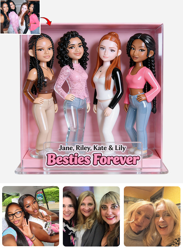 Custom Any Photo - Galentine Squad - Personalized Bestie Custom Shaped Acrylic Plaque