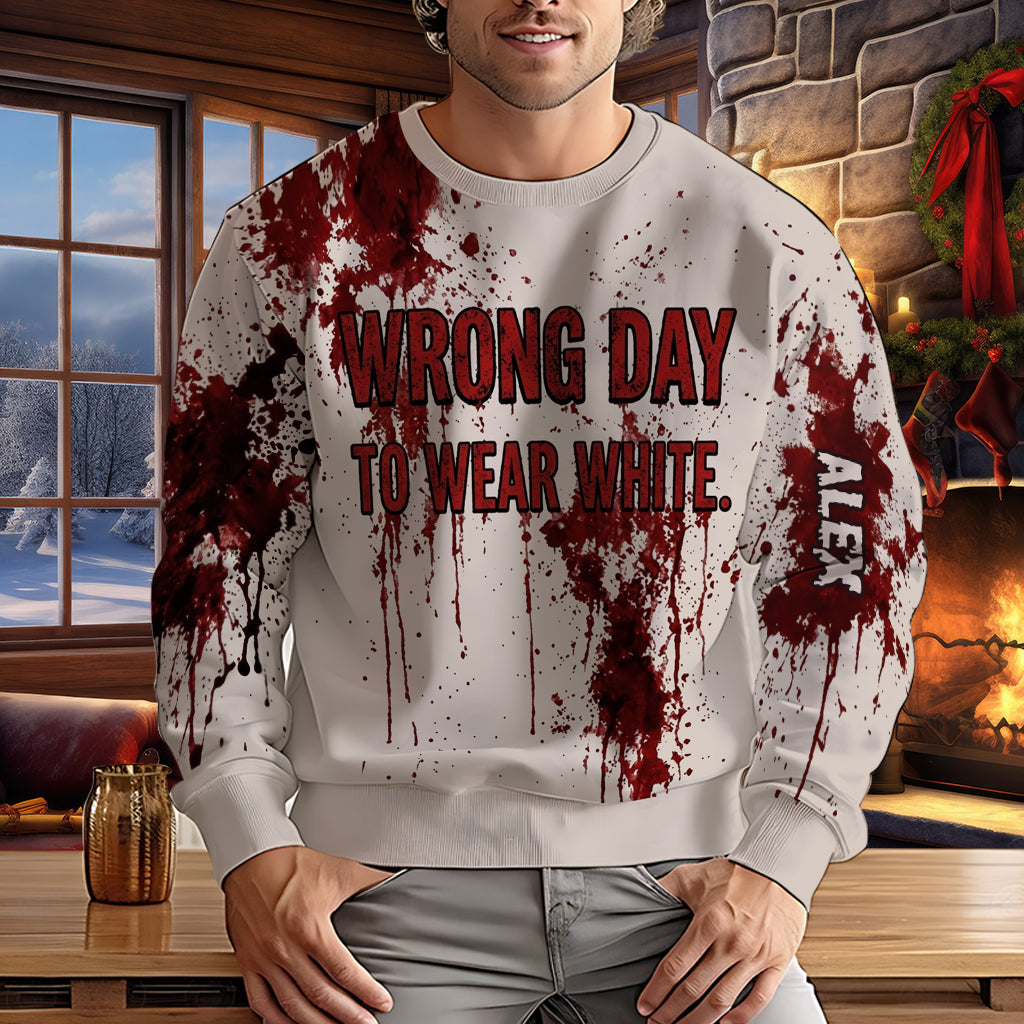 Look Bad Feel Great - Personalized Horror Character Ugly Sweater