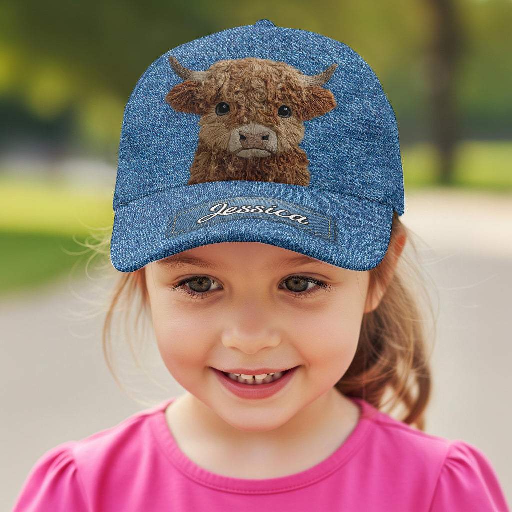 Cute Highland Cow - Personalized Highland Cow Classic Cap