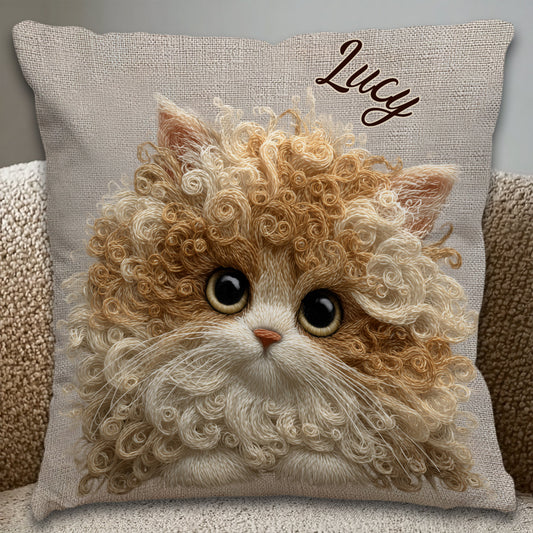 Cat Lovers - Personalized Cat Throw Pillow