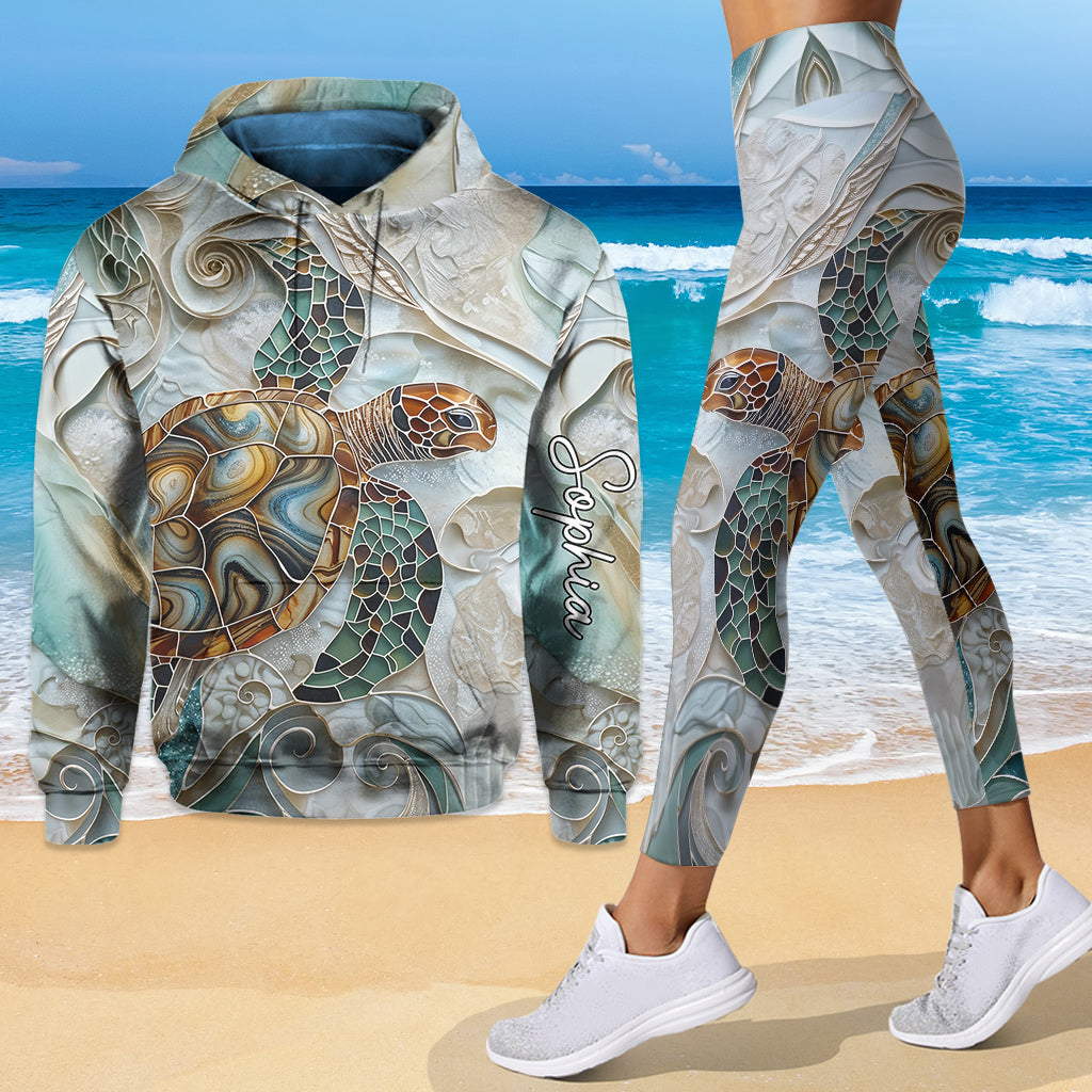Love Turtles - Personalized Turtle Hoodie and Leggings