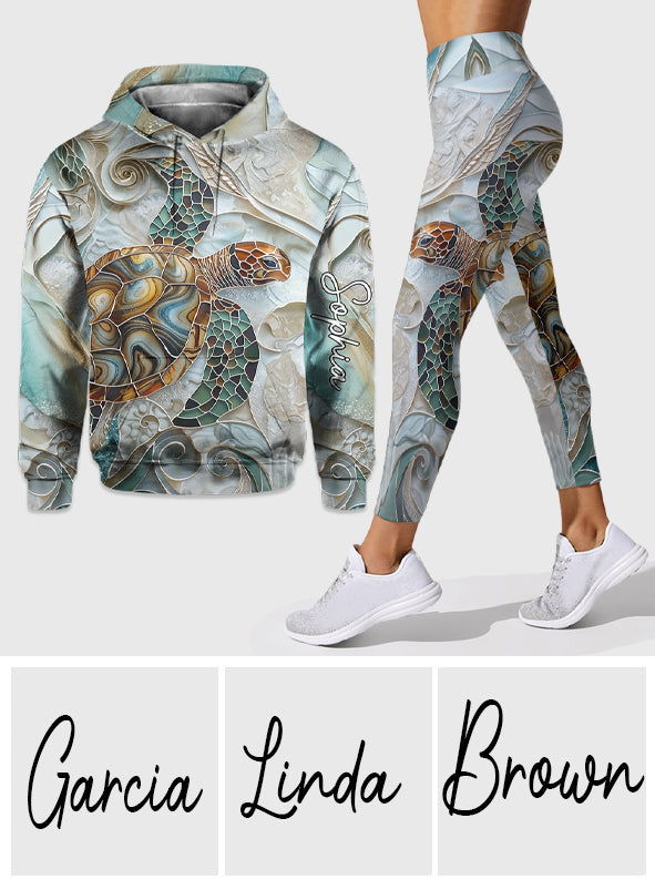 Love Turtles - Personalized Turtle Hoodie and Leggings