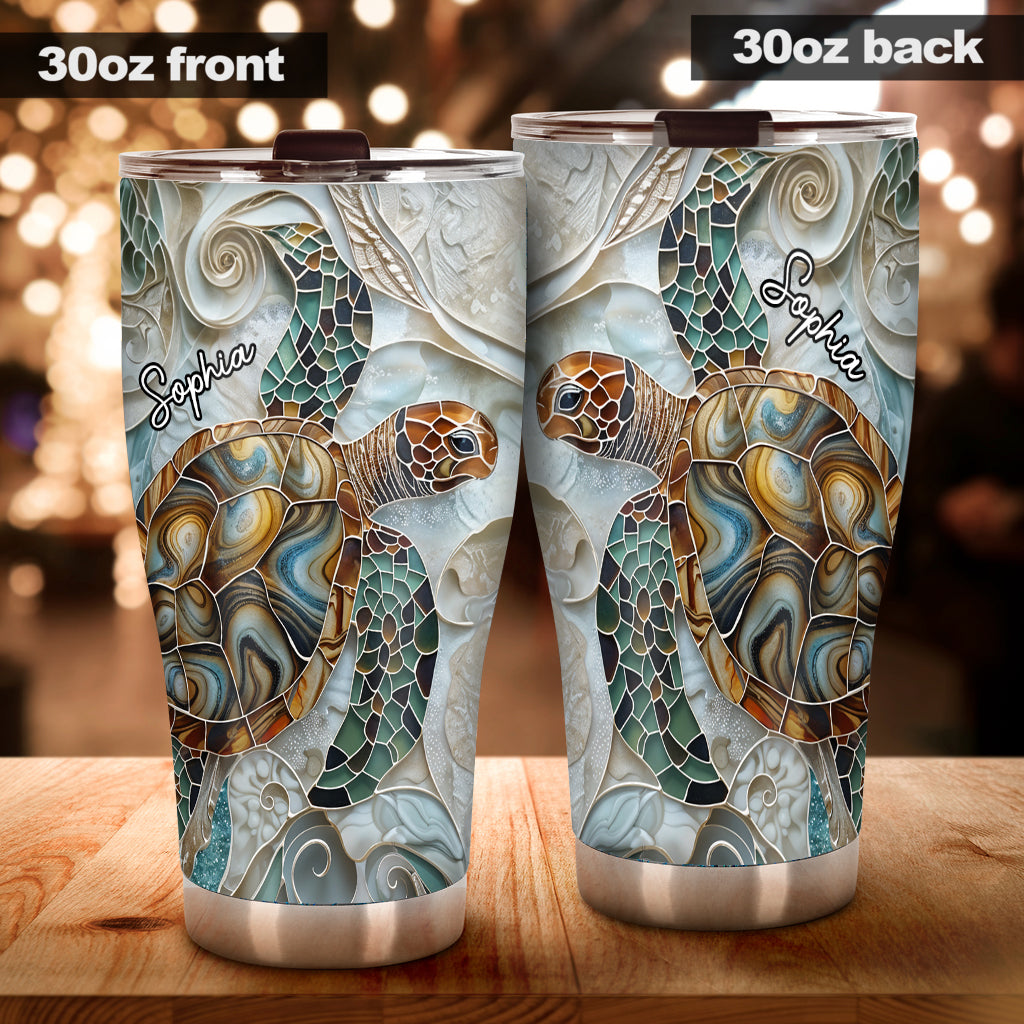 Love Turtles - Personalized Turtle Tumbler