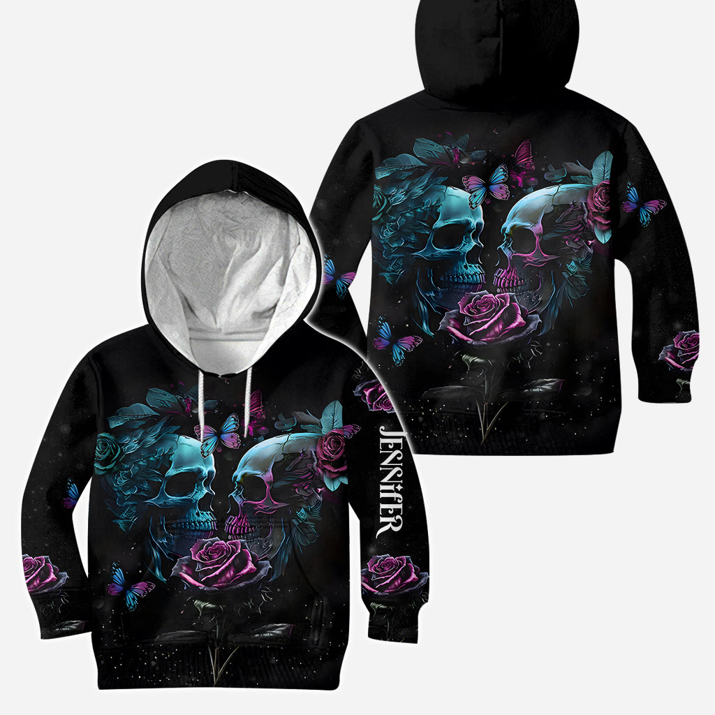 You & Me We Got This - Personalized Skull Hoodie and Leggings