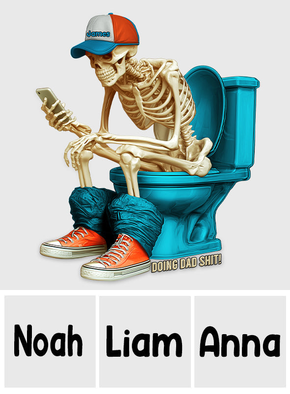 Doing Dad Shit - Personalized Father Custom Shaped Acrylic Plaque