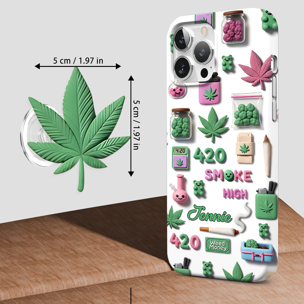 Stoner Chic - Personalized Weed Full Print Phone Case