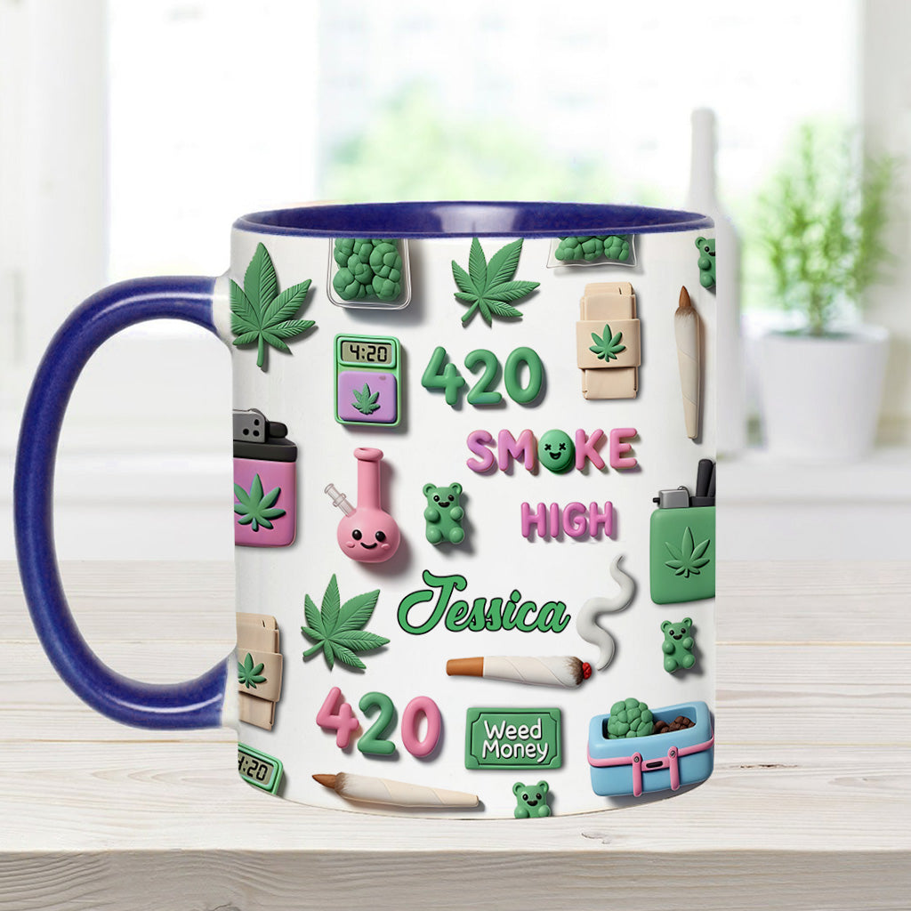 Stoner Chic - Personalized Weed Accent Mug