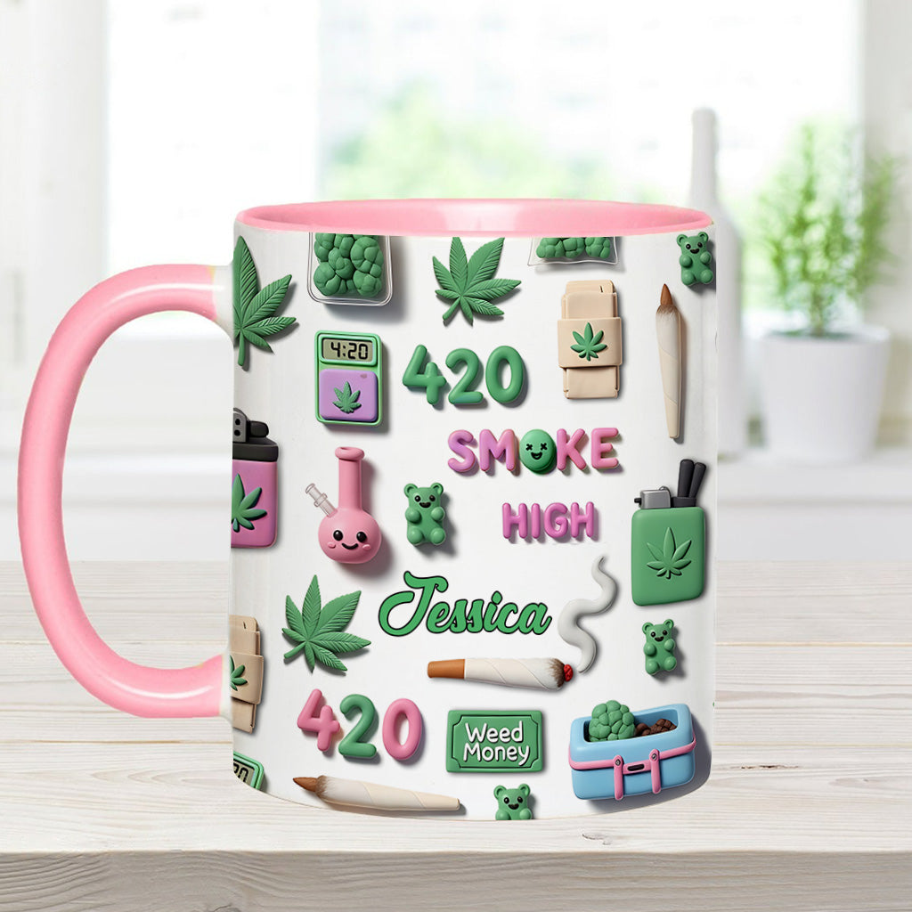 Stoner Chic - Personalized Weed Accent Mug
